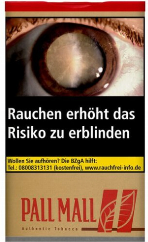 Pall Mall Authentic Red 55g Dose Volumentabak