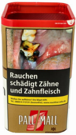 Pall Mall Authentic Red XXL 75g Dose Volumentabak