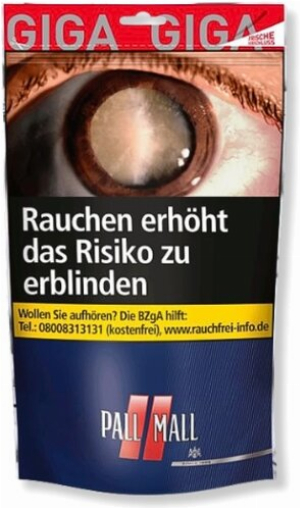 Pall Mall Red Giga 100g Beutel Volumentabak