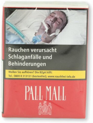 Pall Mall Rot ohne Filter 20er