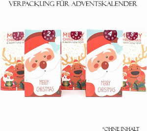 Papiertüten Adventskalender (2 Motive)