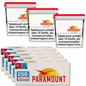 Paramount Sparpaket 945g Tabak + 1.250 Filterhülsen