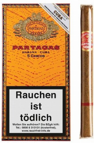Partagas Chicos Zigarillos 5 Stück