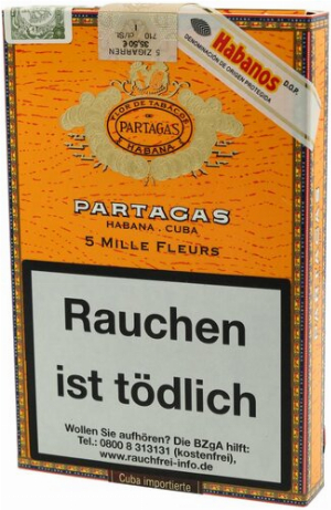 Partagas Mille Fleurs Zigarren 5 Stk