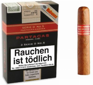 Partagas Serie D No. 5 A/T 3 Zigarren