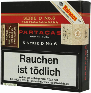 Partagas Serie D No. 6 Zigarren 5 Stk.