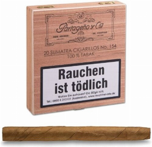 Partageno Zigarillos No 154 Sumatra 20 Stück