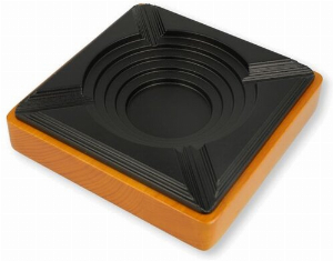 Passatore Zigarrenascher Aluminium/Holz Schwarz Braun