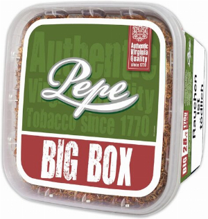 Pepe Tabak ohne Zusatzstoffe Virginia 170g Eimer Volumentabak