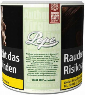Pepe Tabak  ohne Zusatzstoffe Virginia Bright (Easy) Green 80g Dose Feinschnitt