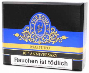 Perdomo Zigarren 10th Anniversary Reserve Maduro Robusto 25Stk.