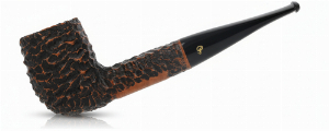 Peterson Pfeife Aran Rustic 106 Braun