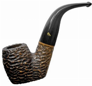 Peterson Pfeife Aran Rustic 306 Braun