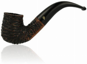 Peterson Pfeife Aran Rustic 338 Braun