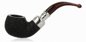 Peterson Pfeife Newgrange Spigot 03 Sandgestrahlt Schwarz/Braun