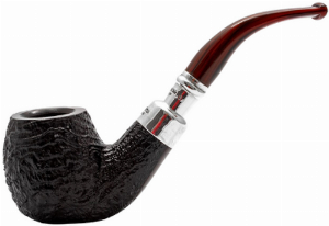 Peterson Pfeife Newgrange Spigot 68 Sandgestrahlt Schwarz/Braun