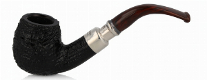Peterson Pfeife Newgrange Spigot 68 Sandgestrahlt Schwarz/Braun - B-Ware