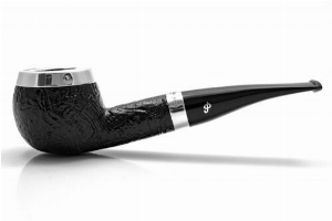 Peterson Pfeife Silver Cap Sandblast 408