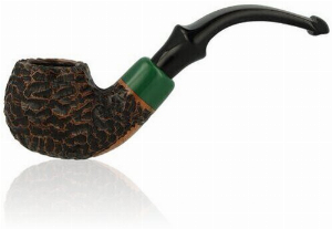 Peterson Pfeife St. Patricks Day 24 Rustic 303 Rustiziert Braun