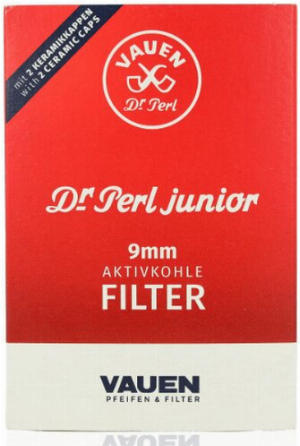 Pfeifenfilter Dr Perl junior 9 mm Aktivkohlefilter 100 Stück