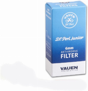 Pfeifenfilter Vauen Dr. Perl 6mm Aktivkohle 1x30