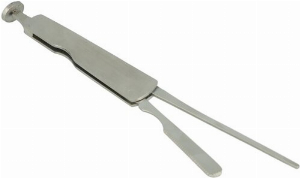 Pfeifenstopfer Chrom gebürstet 3-teilig 