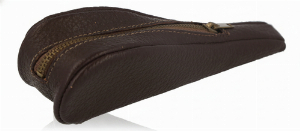 Pfeifentasche 1er Leder Braun
