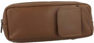 Pfeifentasche Leder Braun für 1 Pfeife