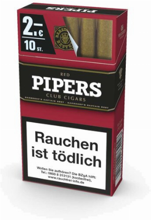Pipers Club Cigars Red Cherry 10er