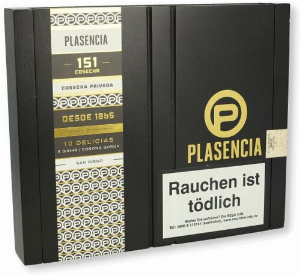 Plasencia Cosecha 151 San Diego Corona Gordo Zigarren 10 Stk.