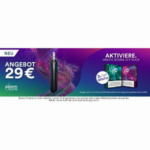Ploom Aura Aktion - Tabakerhitzer + 2 LYOSticks