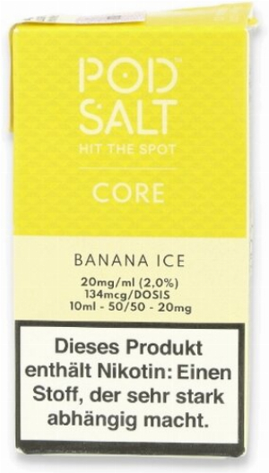 POD Salt Core Banana Ice Nikotinsalz Liquid 10ml 20mg