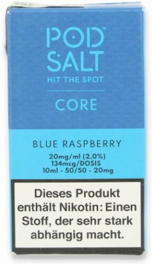 POD Salt Core Blue Raspberry Nikotinsalz Liquid 10ml 20mg