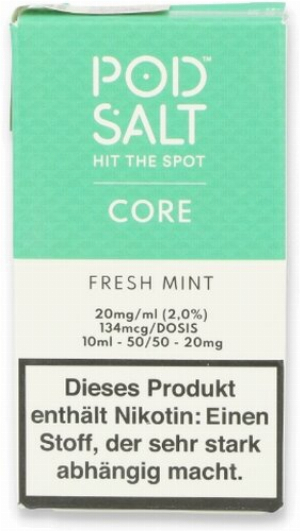 POD Salt Core Fresh Mint Nikotinsalz Liquid 10ml 20mg