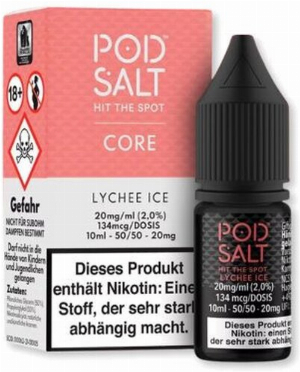 POD Salt Core Lychee Ice Nikotinsalz Liquid 10ml 20mg