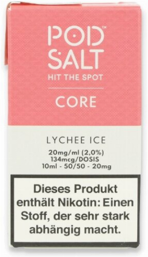POD Salt Core Lychee Ice Nikotinsalz Liquid 10ml 20mg