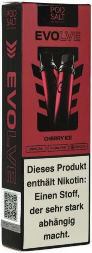 Pod Salt Evolve Cherry Ice Prefilled Einweg Pod 2x2ml 20mg