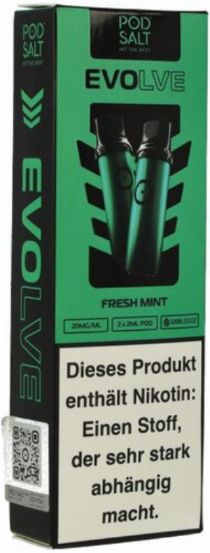 Pod Salt Evolve Fresh Mint Prefilled Einweg Pod 2x2ml 20mg