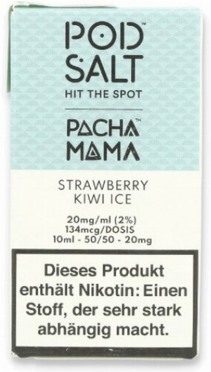POD Salt Strawberry Kiwi Ice Nikotinsalz Liquid 10ml 20mg