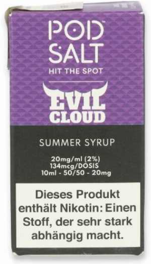 POD Salt Summer Syrup Nikotinsalz Liquid 10ml 20mg