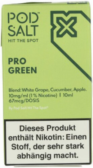 POD SALT X White Grape Cucumber Apple Nikotinsalz Liquid 10mg