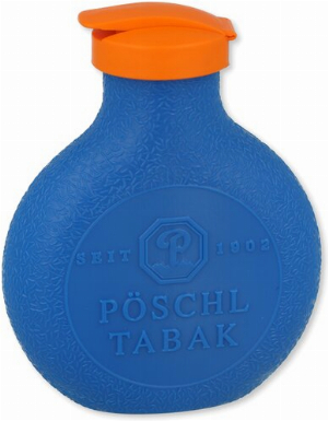 Pöschel Schnupftabak Flasche Kunststoff Blau