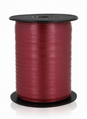 Polyband bordeaux ohne Draht 5mm