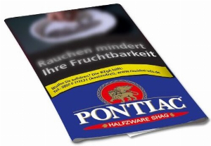 Pontiac Tabak Halfzware Shag 30g Päckchen Feinschnitt