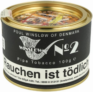 Poul Winslow Pfeifentabak No.2 100g Dose