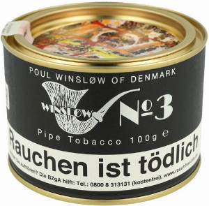 Poul Winslow Pfeifentabak No.3 100g Dose