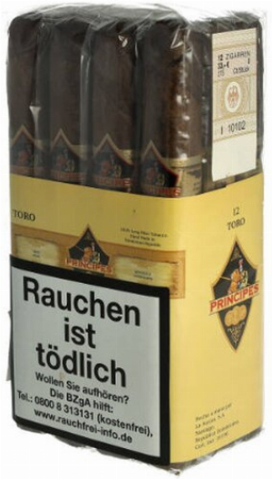 Principes Bundles Maduro Toro Zigarren 12 Stück