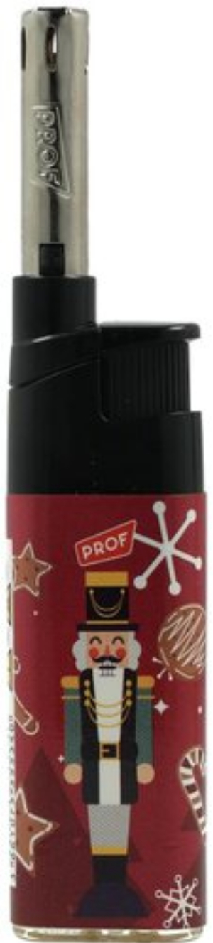 Prof Stabfeuerzeug Nussknacker weinrot