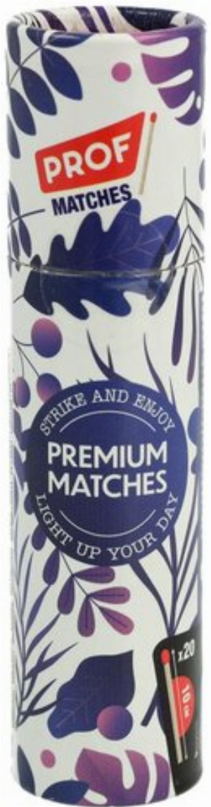 Prof Zündhölzer Länge 10cm Blau/Weiß