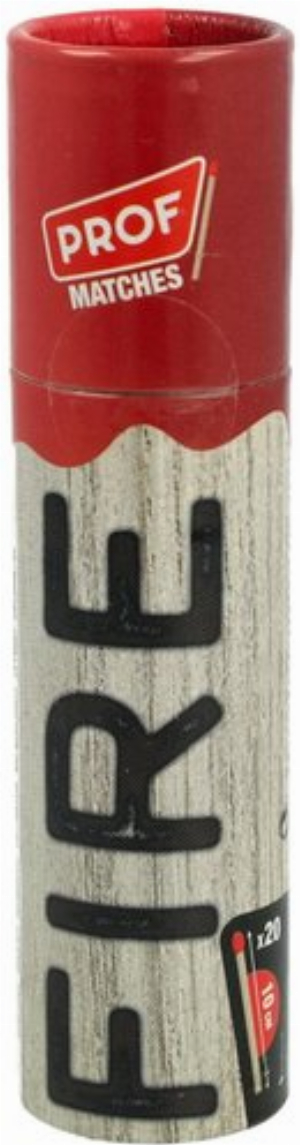 Prof Zündhölzer Länge 10cm Rot